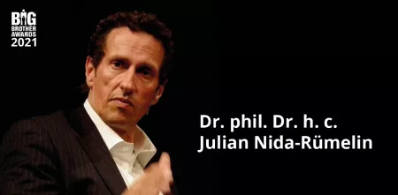 Portraitaufnahme von Julian Nida-Rümelin.