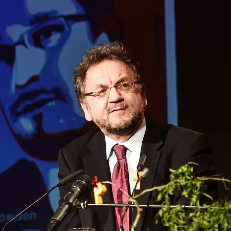 Portraitaufnahme von Heribert Prantl.