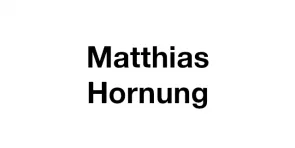 Schriftzug: Matthias Hornung