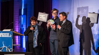 Rena Tangens, Ralph Caspers und padeluun.